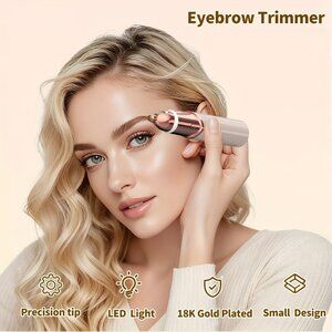 Trimmer with Replaceable Heads, Nose and Ear Hair Clipper, Portable Electric Nos